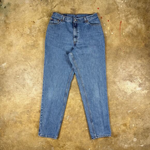 Vintage Levi’s 550 Relaxed Fit‎ Tapered Leg Women’s Jeans Size 14 Reg L 1999 - Picture 1 of 13